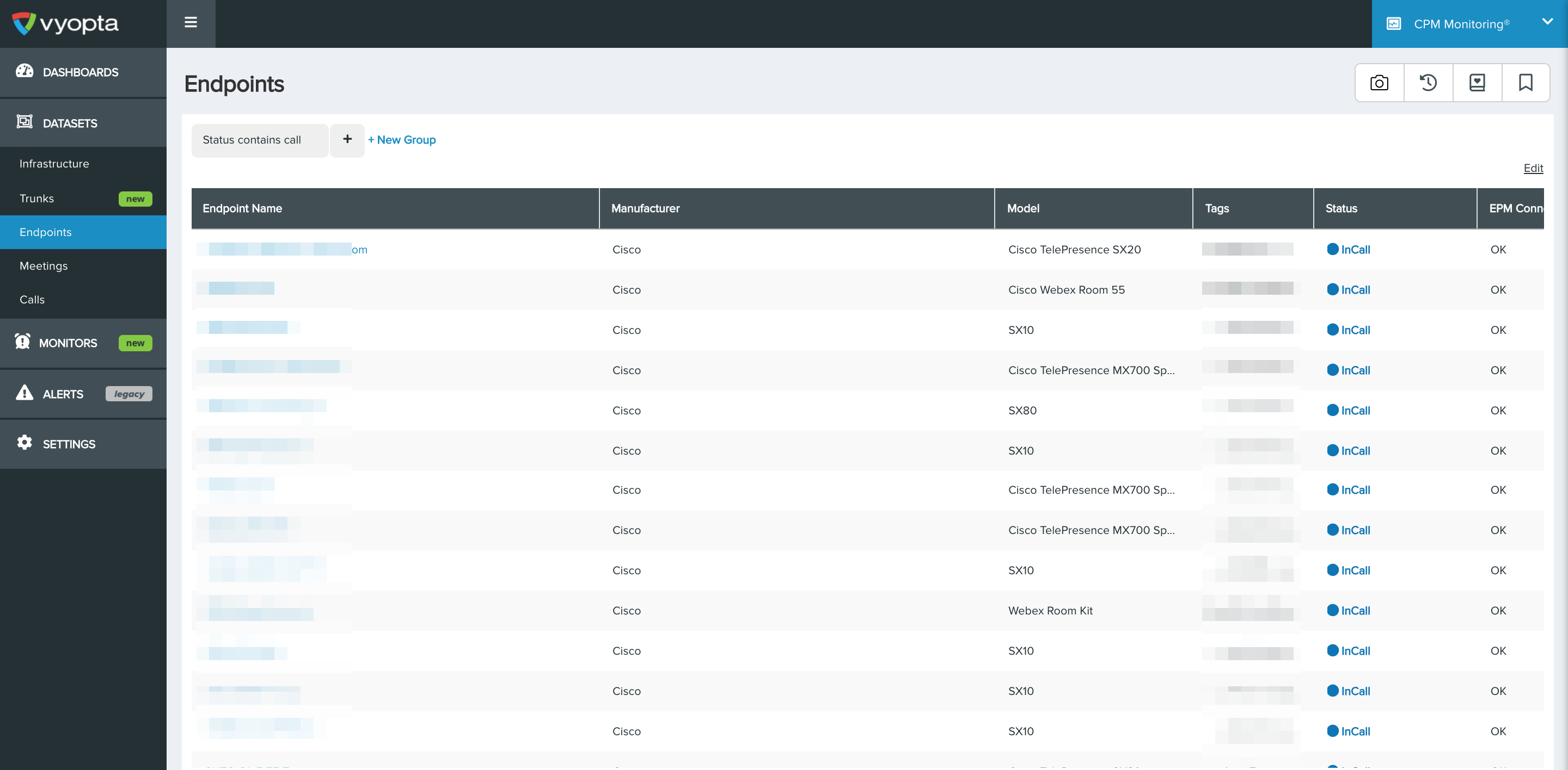 Endpoints Tab