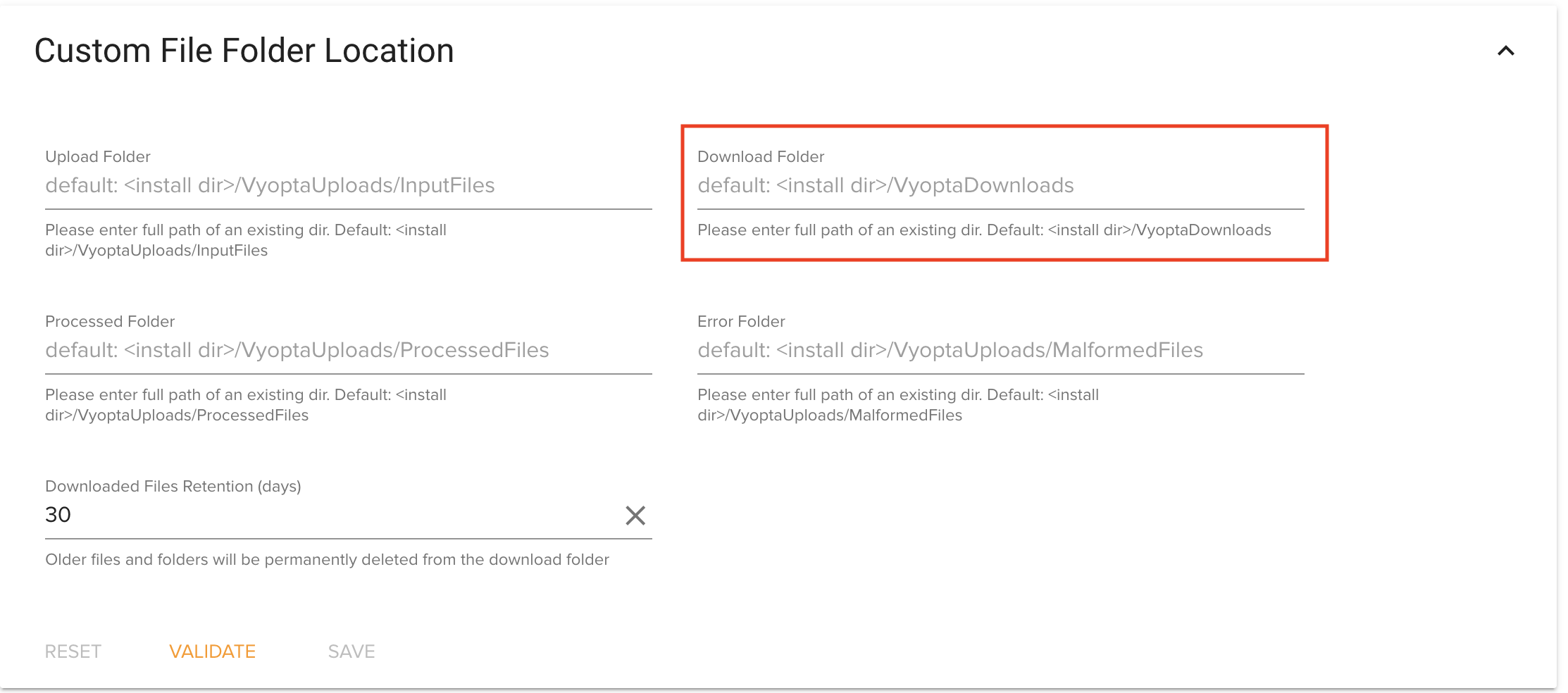 Downloads Folder